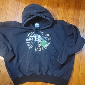 Popeye  Black Graphic Hoodie